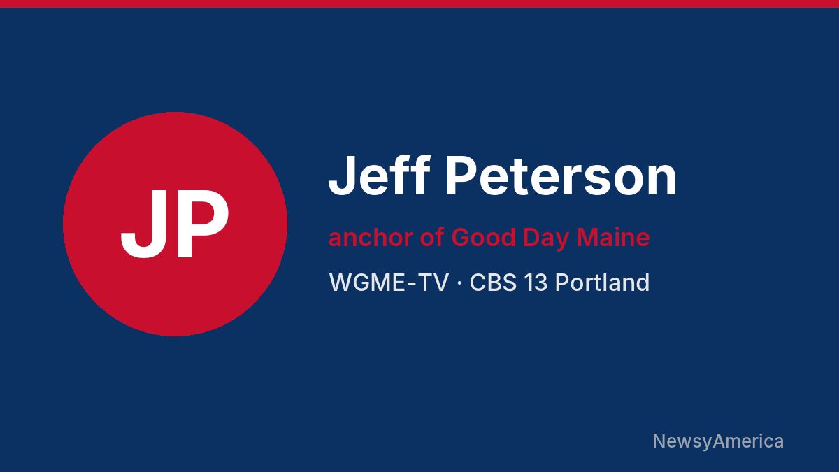 Jeff Peterson – WGME-TV, Portland