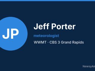 Jeff Porter, meteorologist, WWMT
