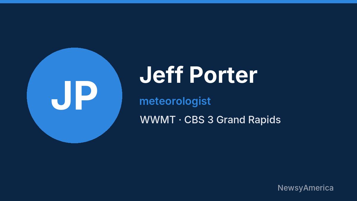 Jeff Porter – WWMT, Grand Rapids