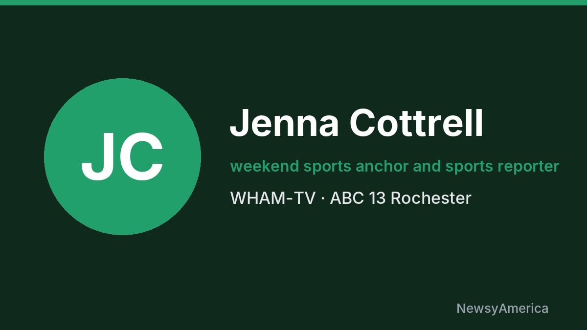 Jenna Cottrell – WHAM-TV, Rochester