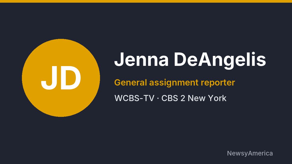 Jenna DeAngelis – WCBS-TV, New York
