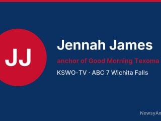 Jennah James, anchor of Good Morning Texoma, KSWO-TV