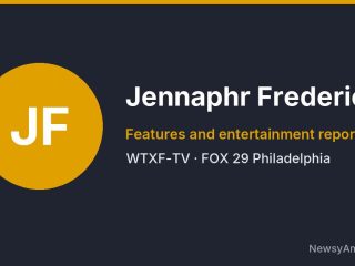 Jennaphr Frederick, Features and entertainment reporter, WTXF-TV