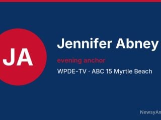 Jennifer Abney, evening anchor, WPDE-TV