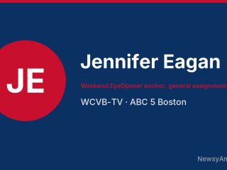 Jennifer Eagan, Weekend EyeOpener anchor, general assignment reporter, WCVB-TV