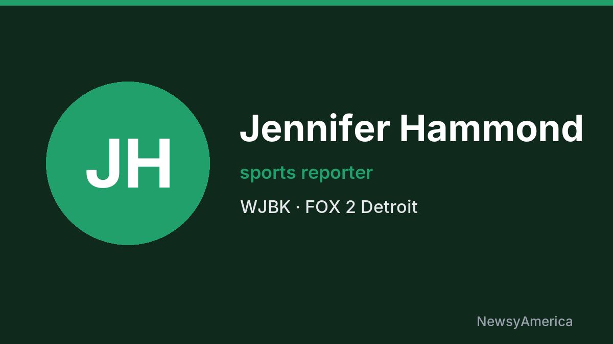 Jennifer Hammond – WJBK, Detroit
