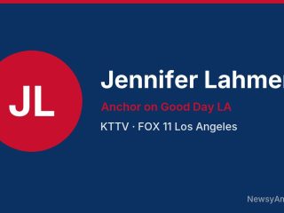 Jennifer Lahmers, Anchor on Good Day LA, KTTV
