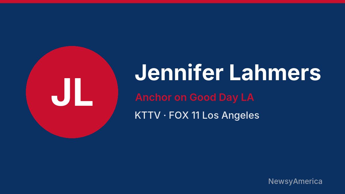 Jennifer Lahmers – KTTV, Los Angeles