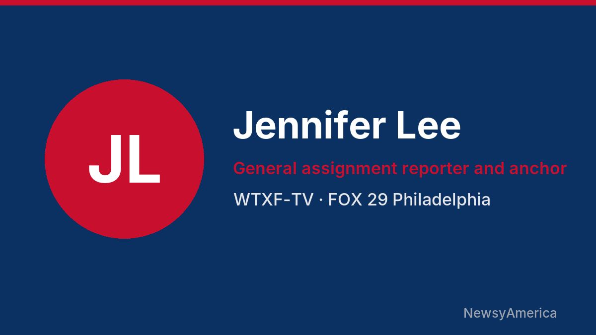 Jennifer Lee – WTXF-TV, Philadelphia