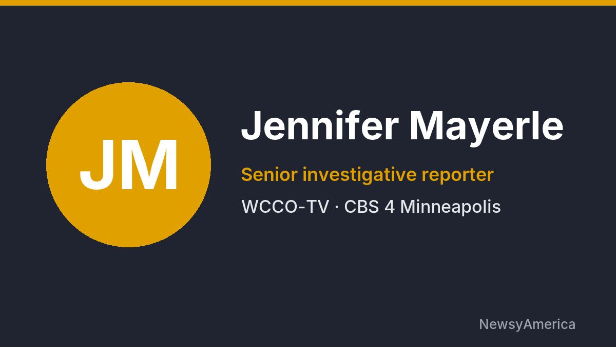 Jennifer Mayerle – WCCO-TV, Minneapolis