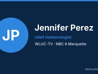 Jennifer Perez, chief meteorologist, WLUC-TV