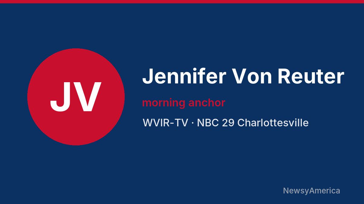 Jennifer Von Reuter – WVIR-TV, Charlottesville