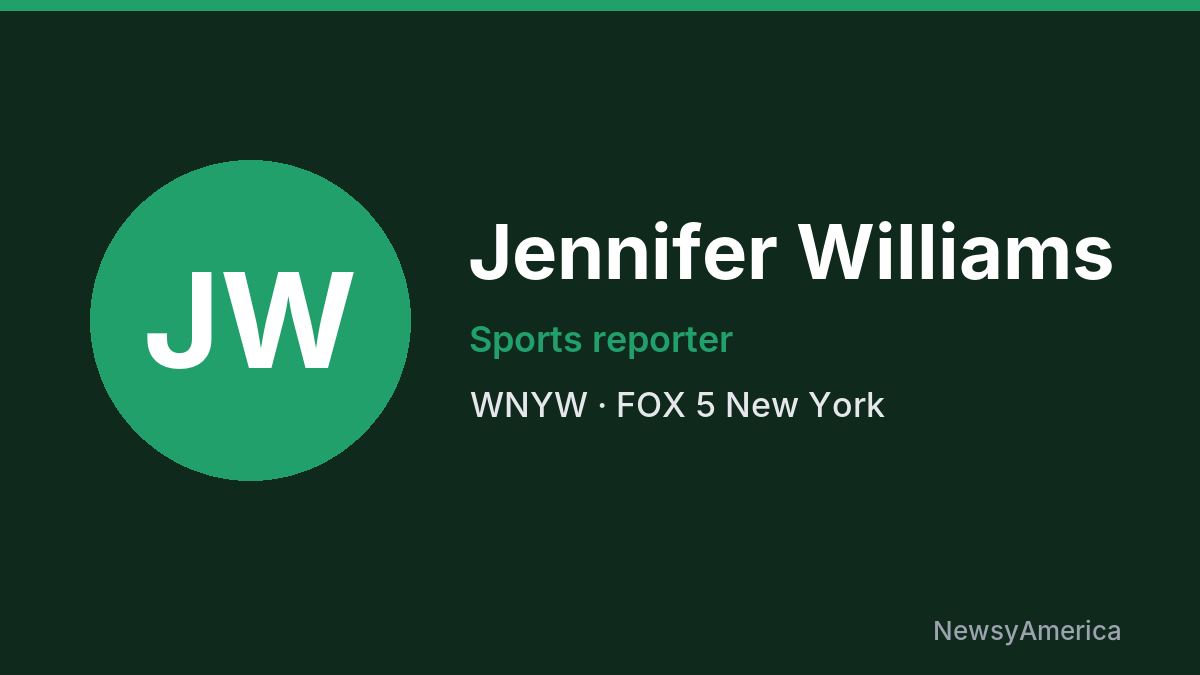 Jennifer Williams – WNYW, New York