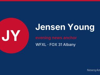 Jensen Young, evening news anchor, WFXL