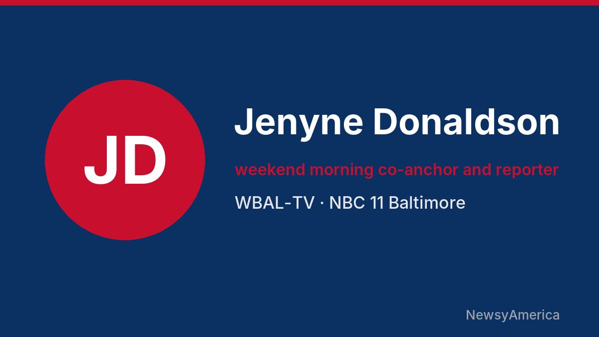 Jenyne Donaldson – WBAL-TV, Baltimore