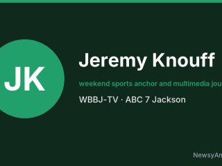 Jeremy Knouff, weekend sports anchor and multimedia journalist, WBBJ-TV