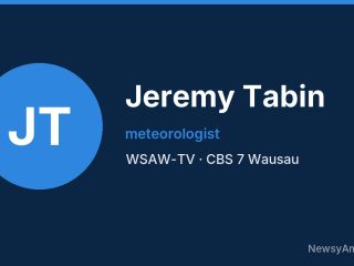 Jeremy Tabin, meteorologist, WSAW-TV