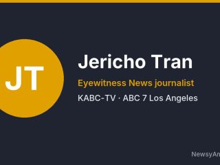 Jericho Tran, Eyewitness News journalist, KABC-TV