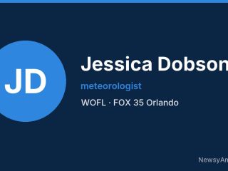 Jessica Dobson, meteorologist, WOFL