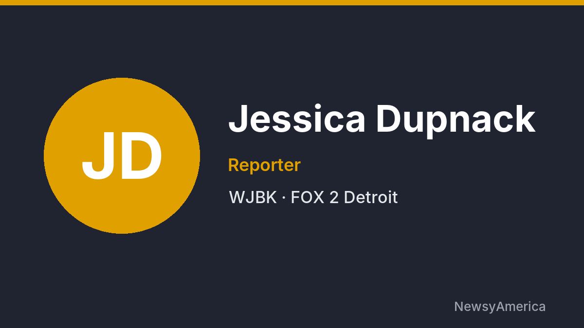Jessica Dupnack – WJBK, Detroit