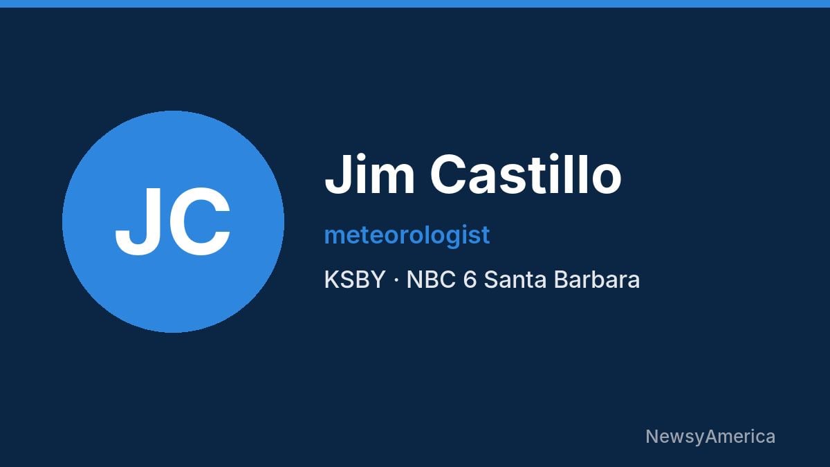 Jim Castillo – KSBY, Santa Barbara