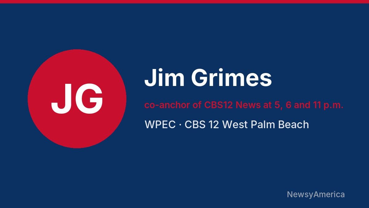 Jim Grimes – WPEC, West Palm Beach