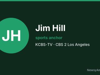 Jim Hill, sports anchor, KCBS-TV