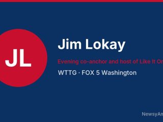 Jim Lokay, Evening co-anchor and host of Like It Or Not, WTTG