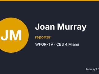Joan Murray, reporter, WFOR-TV