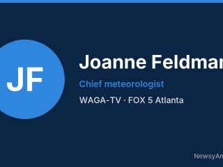 Joanne Feldman, Chief meteorologist, WAGA-TV