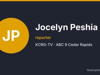 Jocelyn Peshia, reporter, KCRG-TV