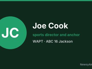 Joe Cook, sports director and anchor, WAPT