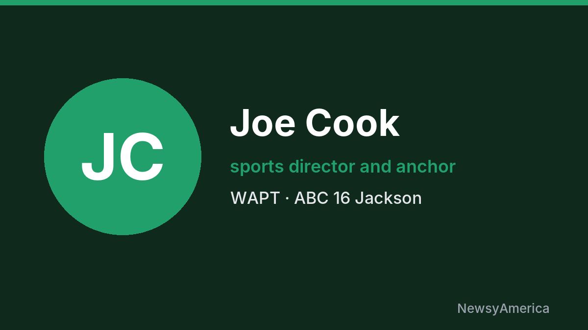 Joe Cook – WAPT, Jackson