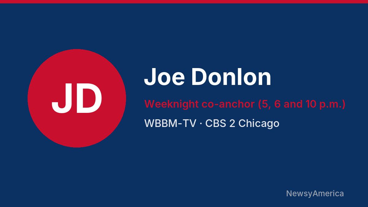 Joe Donlon – WBBM-TV, Chicago