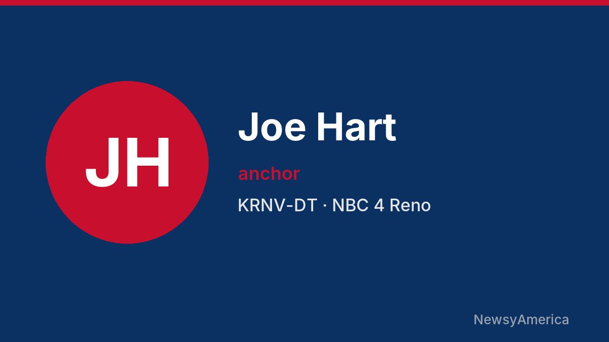 Joe Hart – KRNV-DT, Reno