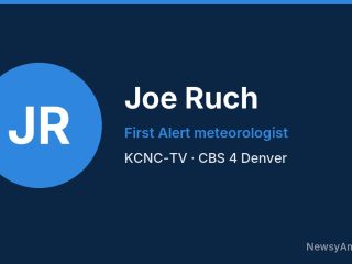 Joe Ruch, First Alert meteorologist, KCNC-TV