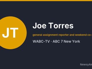 Joe Torres, general assignment reporter and weekend co-anchor, WABC-TV