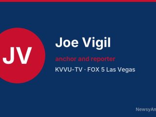 Joe Vigil, anchor and reporter, KVVU-TV