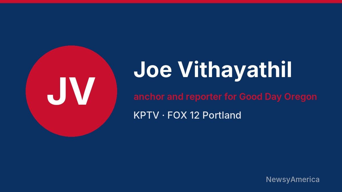 Joe Vithayathil – KPTV, Portland