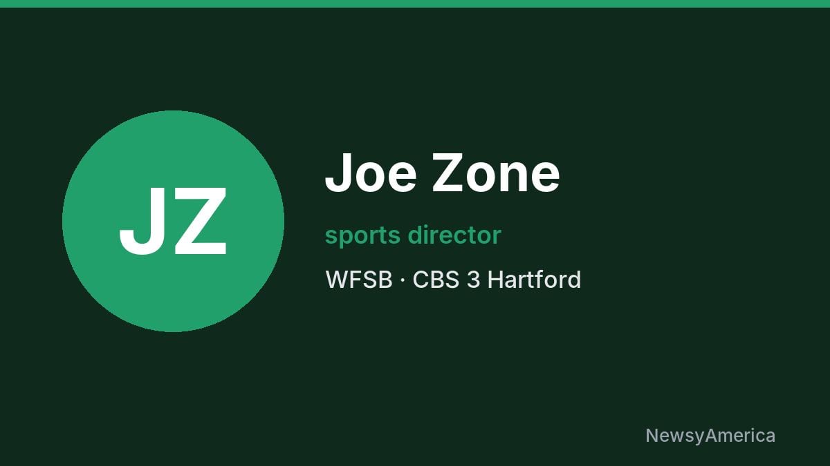 Joe Zone – WFSB, Hartford