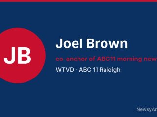 Joel Brown, co-anchor of ABC11 morning news, WTVD