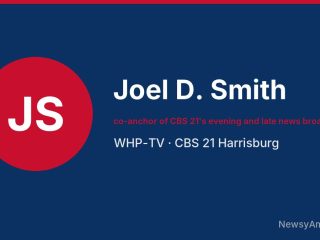Joel D. Smith, co-anchor of CBS 21’s evening and late news broadcasts, WHP-TV