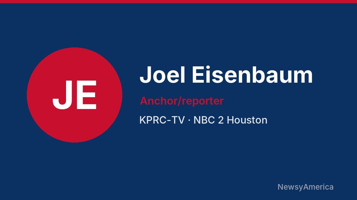 Joel Eisenbaum – KPRC-TV, Houston