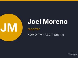 Joel Moreno, reporter, KOMO-TV
