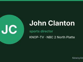 John Clanton, sports director, KNOP-TV