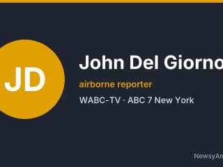 John Del Giorno, airborne reporter, WABC-TV