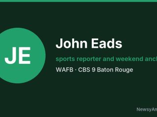 John Eads, sports reporter and weekend anchor, WAFB