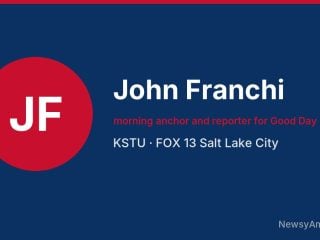 John Franchi, morning anchor and reporter for Good Day Utah, KSTU