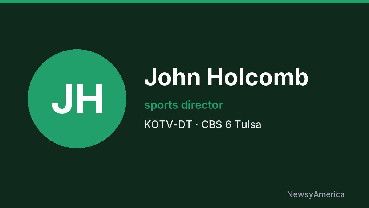 John Holcomb – KOTV-DT, Tulsa