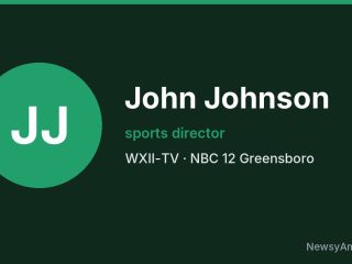 John Johnson, sports director, WXII-TV